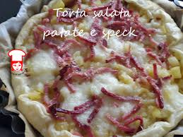 Mescolate bene il tutto, amalgamando. Torta Salata Con Patate E Speck La Cucina Di Nonna Rita