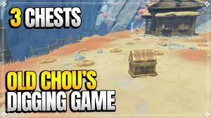 Old Chou's 3 Chests (Digging Game) | World Quests and Puzzles |【Genshin  Impact】 - YouTube