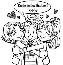There are tons of great resources for free printable color pages online. Why Dorks Make The Best Friends Dork Diaries Dork Diaries Dork Diaries Characters Dork Diaries Books