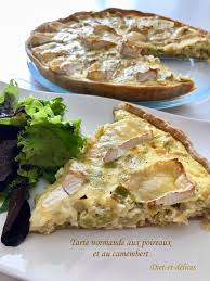 Tarte Normande Aux Poireaux Et Au Camembert Recette Normande Recette Camembert Recette