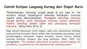 Kutipan langsung lebih dari 4 baris. Plagiarisme Dan Cara Menghindarinya Ppt Download