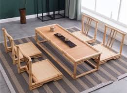 Home Decoration Hand Craft Bamboo Coffee Tea Tatami Table Furniture Japan Style Bamboo Sofa Bamboo Furniture Design Bamboo Furniture