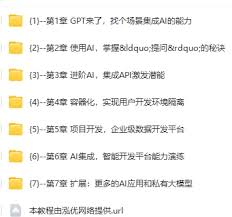 ChatGPT入门实战课成为AI时代更有竞争力的开发者（完整版8章节）_ ...