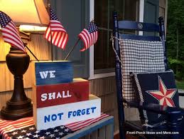 Here are 15 ideas on how to celebrate memorial day to make your memorable day, memorable. Porch Decorating For Memorial Day Memorial Day Inspiration Patriotic Porches