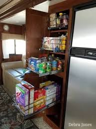 5 Rv Pantry Cabinet Problems Solutions Rv Inspiration Remodeled Campers Travel Trailer Camping Camper Kitchen