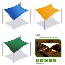 Waterproof sails are made from high density polyester that blocks up to 95% of the sun's uv rays and repels up to 99% of rain water. Umbrellas Canopies Shade Sand Color Aleko Rectangle 18 X 18 Feet Waterproof Sun Shade Sail Canopy Tent Replacement Patio Lawn Garden Dccbjagdalpur Com