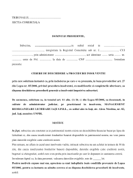 Maybe you would like to learn more about one of these? Model Cerere Insolvent A La Initiativa Debitorului