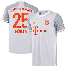During the talks of a super league, countries which had never heard of '50+1' began to push for it; Thomas Muller Bayern Munich Adidas 2020 21 Away Replica Jersey Gray