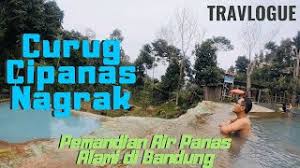 Ada banyak destinasi wisata alam menarik di bandung yang bisa kamu kunjungi. Curug Cipanas Nagrak Berendam Air Panas Di Alam Terbuka Travlogue Youtube