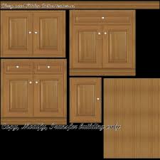 Instead of replacing the cabinets completely, the homeowners is only improving the old ones already. Second Life Marketplace Kitchen Cabinet Cherry Wood Light