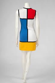 Yves Saint Laurent Mondrian Cotton Dress Sixties Fashion Cotton Dresses Dresses