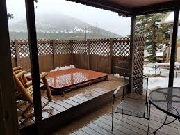 Maybe you would like to learn more about one of these? Cabin 9 Private Hot Tub On Deck Picture Of Lazy R Cottages Estes Park Tripadvisor