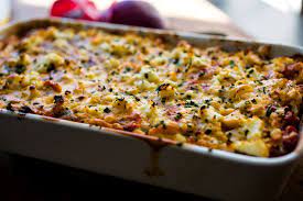 Roasted Cauliflower Gratin With Tomatoes And Goat Cheese Published 2014 Goat Cheese Recipes Recipes Roasted Cauliflower