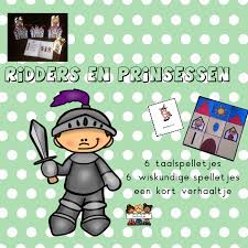 Dit Digitale Bestand Bevat Woordkaarten 6 Taalspelletjes Die De Kleuters Als Zelfstandige Activiteit Kunnen Spelen Spelen Met Letters Ridders Thema Prinsessen