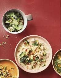Soupe Express Nouilles De Riz Poulet Et Lait De Coco Pour 4 Personnes Recettes Elle A Table Recette Nouilles De Riz Nouilles Recettes De Cuisine