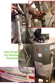 The valve will usually look like one in the image below. Identifying A Manual Gas Shutoff Valve For Water Heater Home Improvement Stack Exchange