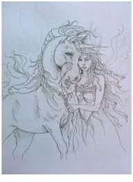 Unicorn coloring pages for girls. Unicorn Coloring And Beautiful Girl Coloring Page Unicorn Coloring Pages