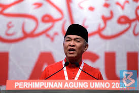 A quick and rude denial/rejection of whatever was asked or offered. Umno Assembly Lets Supreme Council Decide When To Withdraw Support For Pn