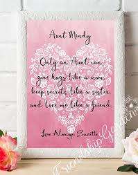 Auntie Birthday Gifts For Aunt From Niece Personalized Aunt Gifts For Aunt Auntie Gift Nephew To Aunt Aunt Gifts Auntie Gifts Nephew Gifts