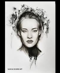 Meine Bleistift und Kohle Portrait Zeichnung ist nun ganz fertig 🙃✌️ Ich  hoffe Sie gefällt Euch ❤️ Vielen lieben Dank und liebe Grüße Sascha Schürz  Art 😍