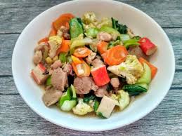 130 g udang ukuran besar, kupas kulitnya. Resep Praktis Capcay Goreng Womantalk