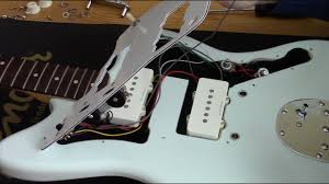 3 ply guitar anatomy mini humbucker pickguard for telecaster guitars. Guitar Tone Squier Jazzmaster Pickguard Replacement Demo Instruction Youtube