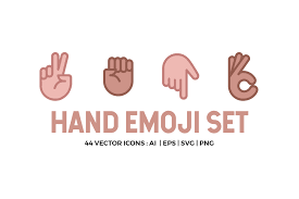 Download Hand Emoji Icon Set Graphic By Abstractocreate Creative Fabrica PSD Mockup Templates