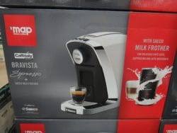 The nespresso vertuo machine by krups was actually my first coffee machine purchase for nespresso capsules. Map Caffitaly Bravista Coffee Capsule Machine With Milk Frother Loaded Trolley