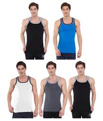 jockey multi sleeveless vests pack of 5