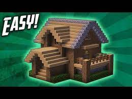 Minecraft How To Build A Survival Starter House Tutorial 4 Youtube Minecraft Houses Survival Minecraft Small House Cute Minecraft Houses