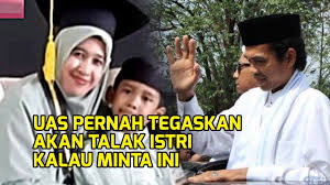 Ustadz abdul somad dikenal sebagai salah satu penceramah yang terkenal di indonesia yang berasal dari pulau sumatera. Apa Sebab Abdul Somad Ceraikan Mellya Juniarti Uas Pernah Tegaskan Akan Talak Istri Kalau Minta Ini Youtube