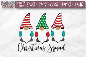 Christmas icons ( 1545 ). Christmas Gnomes Svg Christmas Squad Svg Cut File 337905 Svgs Design Bundles