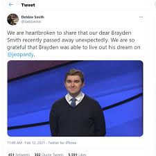 He died unexpectedly last friday in his hometown of las vegas, nevada. 5 Time Jeopardy Champion Dies At Age 24 Wbff