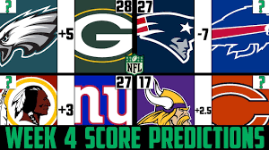 Get the latest nfl week 4 picks from cbs sports. Nfl Week 4 Score Predictions 2019 Nfl Week 4 Picks Against The Spread 2019 Youtube