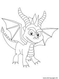 Dragon ball z coloring pages at getdrawings. Spyro Dragon Coloring Pages Printable
