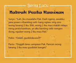 Check spelling or type a new query. Berita Lucu Bahasa Jawa Cerita Lucu Komik Lucu Dan Humor Terbaru