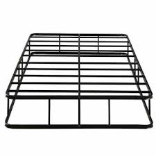 A classic bed frame with a brass twist. Gymax 9 Inch Low Profile Platform Bed Frame Steel Slat Mattress Foundation Home Twin Size