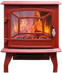 This electric fireplace gets attention for its classic woodstove look and realistic electric flames but earns its keep with its 5,200 btu heater output. Zhuan Wall Mounted Electric Fireplace Red Electric Fireplace Electric Stove Fireplaces Wood Sto Electric Fireplace Wall Electric Stove Fireplace Stove Heater