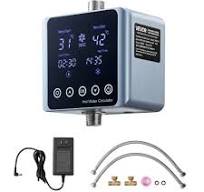 Kit de pompe de recirculation d'eau chaude instantanée intelligente VEVOR, avec thermostat intégré, minuterie, écran numérique, système de pompe de ...