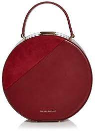 Tammy Benjamin Medium Leather Suede Hat Box Bag Handbags Bloomingdale S Suede Hat Bags Tammy Benjamin
