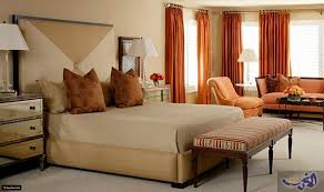 ستائر غرف نوم بألوان دافئة من وحي الخريف المغرب اليوم