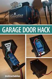 Before getting started you should find the best way to connect to your garage door opener. Simple Garage Door Hack Garage Doors Home Automation Project Garage