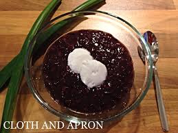 Slow Cooker Black Glutinous Rice Porridge Bubur Pulut Hitam Rice Porridge Glutinous Rice Rice Desserts