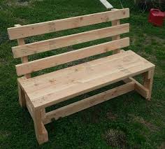 White Wood Garden Bench Solid Handmade Bench With Back Etsy Garden Bench Diy Garden In The Woods Garden Bench