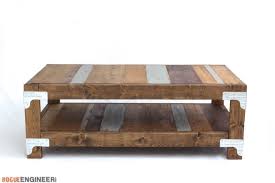 All handmade solid wood furniture with careful and considerate attention to details. Industrial Coffee Table Free Diy Plans Rogue Engineer