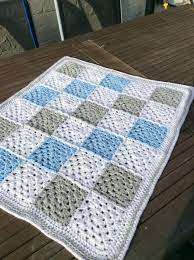 Crochet Baby Boy Granny Square Blanket Granny Square Crochet Pattern Crochet Blanket Patterns Baby Blanket Crochet Pattern