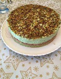 Noel 2018 Entremet Pistache Croquant Au Chocolat Chocolat Pistache