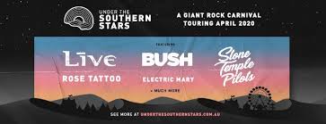 Live Bush Stone Temple Pilots Come Together For Under The Southern Stars The Rockpit