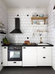 Add some stainless steel appliances or accents for a beautiful. Small Black And White Kitchen Ideas Novocom Top