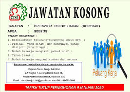 Jawatan kosong nurraysa sdn bhd kuantan 1. Jawatan Kosong Kuantan Operator Pengeluaran Diperlukan Di Gebeng Kuantan 2020